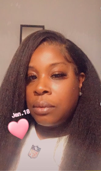 Brazilian Kinky Straight 13x4 Lace Frontal Wig